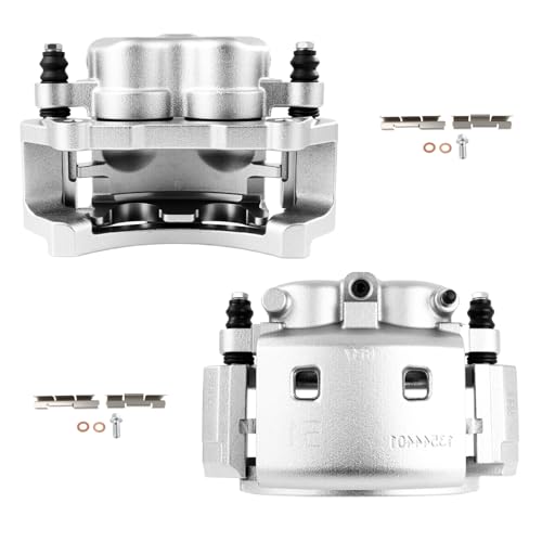 Image of SCITOO 18B4897 18B4896 Rear Left & Right Disc Brake Calipers w /Bracket Fit For Dodge For Ram 3500 2003-2008,For Dodge For Ram 4000 2005-2010,For Ram For 4000 2011, Double Pistons