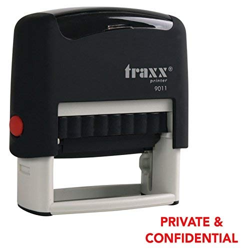 Imprint 11 38 x 14mm Private & Confidential Self Inking Rubber Stamp (RED Ink) Stamp Design 4U
