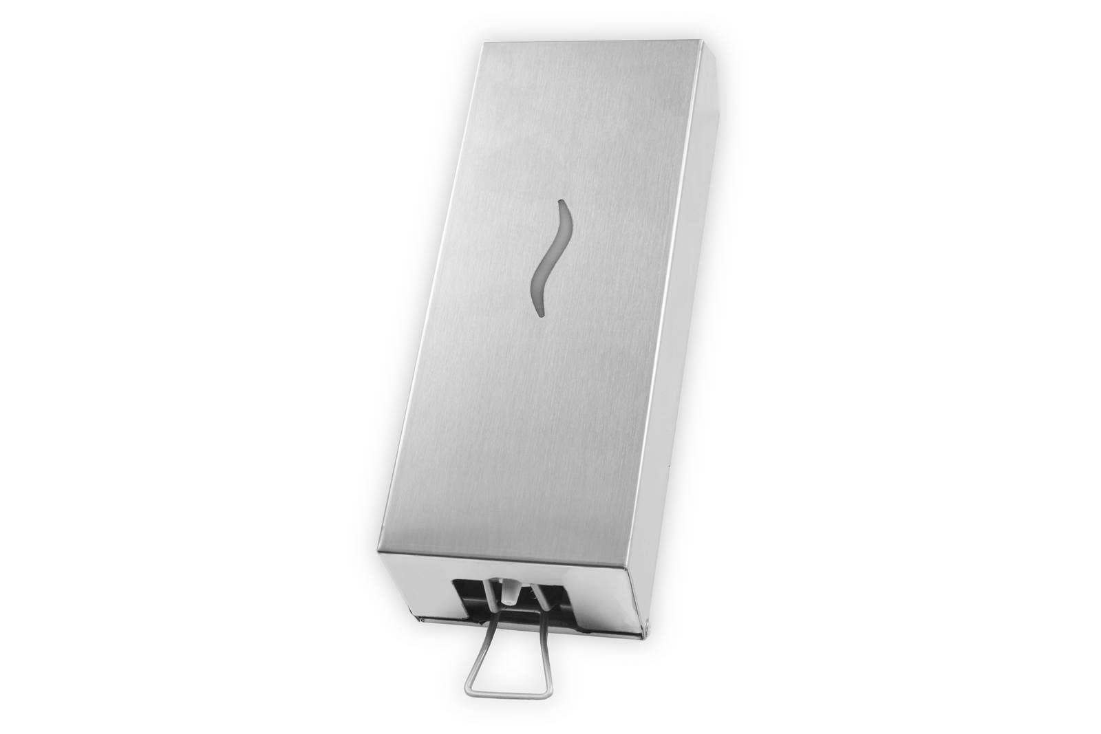 SemyTop Dispenser di sapone in acciaio inox, 1000 ml, robusto e stabile, 102 x 286 x 90 mm, supporto ricaricabile di alta qualità, montaggio a parete