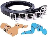 Cg-Set 7 Pezzi Nero Imbottiti In Vera Pelle Con Serratura Per Giocare ḄḌ&ṢṂ Çọllâr Häñ&dcüf&fš ṇịpplẹ Çlạ&ṃp Ḅall G'ä'g Ŝlävë Rọpë Ḅọ&ṇḍạgẹ Wh&ịp Ṛëṣṭr&ạịṇtš Set Fë&ṭịšh Kit Ạḍụlṭ Eróṭ&ịc ṭóyš