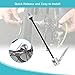 Cycling Trainer Skewer, Quick Release Wheel Skewers 135mm for Road