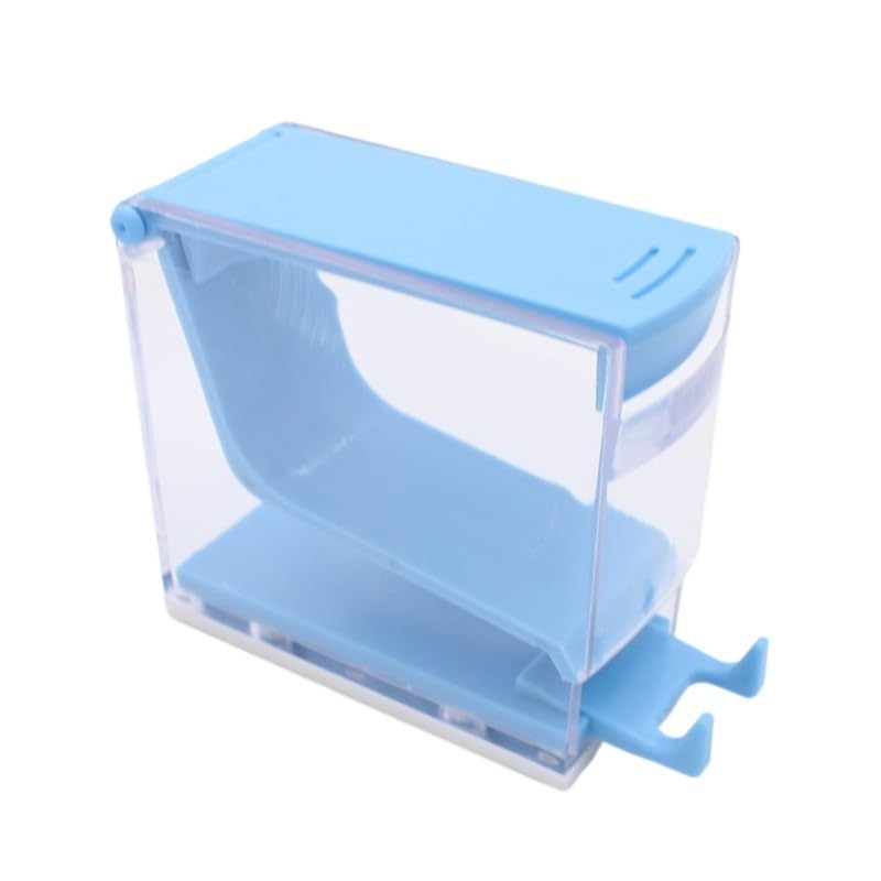 Cotton Roll Dispenser Hygienic Divider Dental Cotton Roll Dispenser Holder Press Type Box Color Orthodontics Products Dentistry Lab Supplies(White)