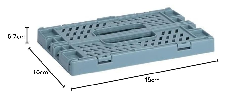 Cassette Pieghevoli In Plastica - 3 Pezzi 30x20x12 Cm | Impilabili E Compatte | Ideali Per Organizzazione Casa E Ufficio - Foto 4