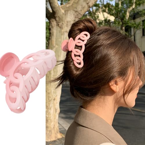 Pinzas para cabello rosas paquete de 4 unidades miniatura 7