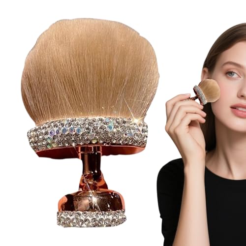 Cepillo bronceador corporal para autobronceador, herramienta de mezcla de cerdas suaves para rutina de maquillaje profesional y aplicación de protector solar, cepillo de maquillaje corporal grande