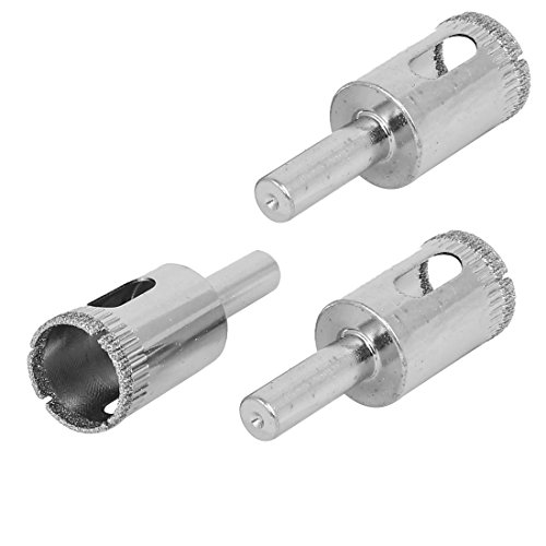 Broca para vidrio con diamante 20 mm 3 piezas miniatura 1
