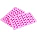 Bac à Glaçons en Silicone avec Forme de Cœur Mignon pour Faire des Gâteaux des Gelées des Préparations aAlimentaires du Chocolat (Rose)