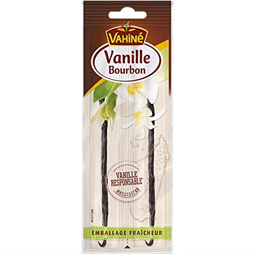 Vanille Gousses 4G de VAHINÉ - L'ingrédient secret pour réussir vos desserts maison - Qualité supérieure - Le Lot De 3