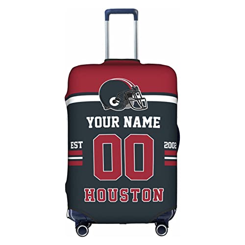 Houston Custom Luggage Cover 18-32 Inch Washable Protector