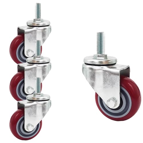Aenmezen 3C` mCYȂ XCx LX^[ M20 XeLX^[ u[Lt 4Zbg É Sԗ ׏d300 kg ؍ނ^CȂǏɓKp Ȃ(Swivel,M20*100mm)