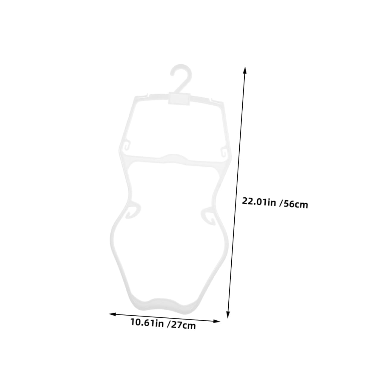 STOBAZA 6Pcs Lightweight Newborn Clothes Hangers for Swimwear Portable Hangers for Indoor and Outdoor Use Smooth and Burr Design for Organized Laundry