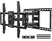 Mounting Dream Full Motion TV Mount Wall Bracket TV Wall Mounts for 42-75 Inch TV, Premium TV Bracket, Fits 16, 18, 24 inch Wood Stud Spacing with Articulating Arm up to VESA 600x400mm, 132 lbs MD2298