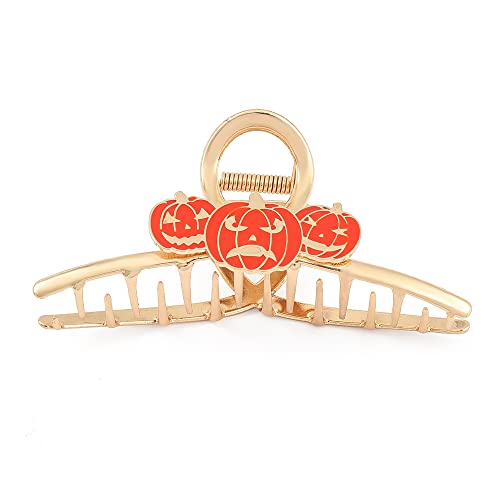 Halloween Hair Clips Pumpkin Pin Set Elegance Hair Claw Clips For Women Girls Sweet Festival Jewelry Hair Clothes Accessories Suitable Thick Hair Thin Hair #TOP1