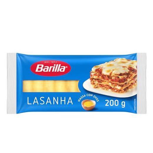 Massa com Ovos Lasanha Barilla 200g