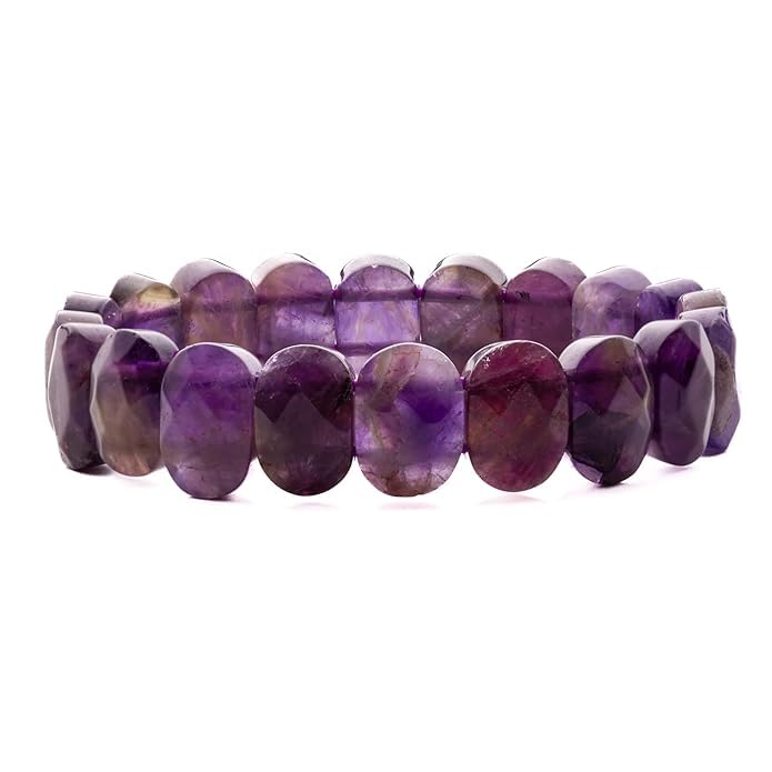 SAINTIMO ® New Amethyst Bracelet For Students Education Memory, Concentration Reiki Healing Aura Chakra Crystal Stone (1pc, Jute Bag) (B0CQW6WJFT) Amazon Price History, Amazon Price Tracker