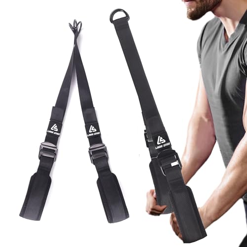 Tricep Rope Cable Attachment Adustable Length (24-54 Inch),Ideal Alternative for 27 36 49 Inch Long Tricep Ropes