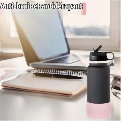 KAMHBE Lot de 2 manchons en silicone pour gobelet de bateau Stanley Cup Quencher - Protection du sol - Accessoire pour tasse Stanley – vue 7