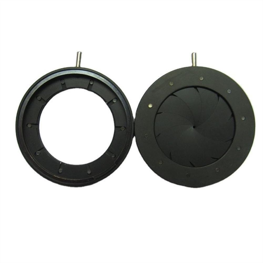 Accesorios para Microscopios Módulos ópticos de microscopio de cámara de Condensador de diafragma de Apertura de 1-29mm Iris mecánico óptico Ajustable Durabilidad Y Rendimiento Confiable