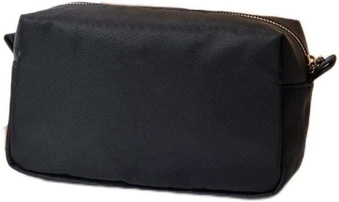 Black Cosmetic Bag Beautician Waterproof Oxford Nylon Cloth Women's Large Capacity Portable Travel Toiletry Makeup