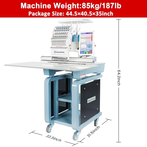 Embroidery machine computerized