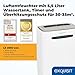 Exquisit Mobiler Luftentfeuchter, 5,5 Liter Wassertank, 400 Watt, 180m³/h, Timer, Für 30-35m², Betriebs-LED, Kindersicherung, Neustart-Funktion, LE 2055 wes