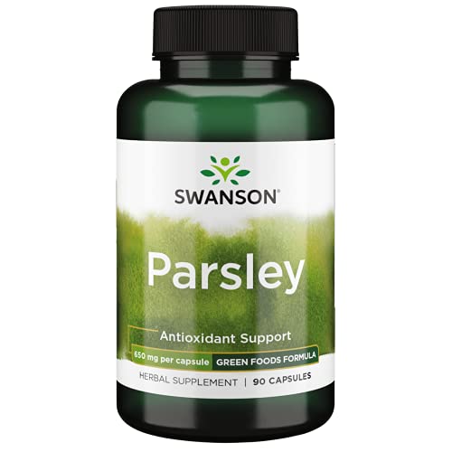 Swanson Parsley 650 Milligrams 90 Capsules #TOP16