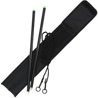 NGT Distance Sticks with Glow in the Dark Tips and Case, Transparent, 12ft