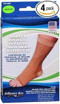 Sport Aid Ankle Brace Medium SA1406 - 1 brace, Pack of 4