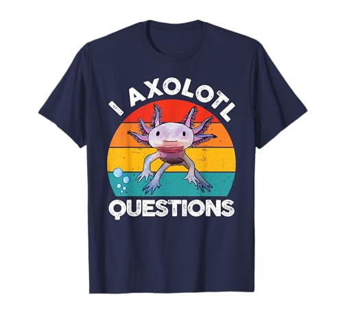 Axolotl-Shirt I Axolotl Questions Cute Graphic Kids Funny T-Shirt