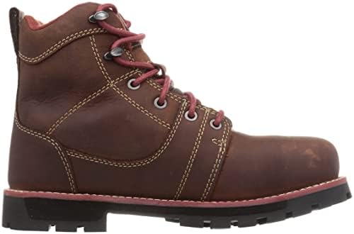 KEEN Utility Women's Seattle 6” Alloy Toe Waterproof Work Boots, Gingerbread/Black, 9.5 Wide | Image 5