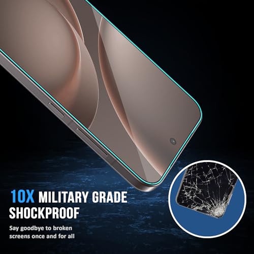 Image of ArmourPro Military-Grade Tempered Glass for Oppo Find X9s - 9H Anti Scratch, Edge-to-Edge Coverage, HD Clarity, Smooth Touch, Case Friendly, Easy Installation Kit with Cable Protector