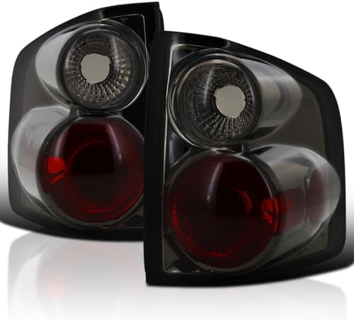 Black Euro Tail Lights For Chevy S-10 & GMC Sonoma 1994-2004 - Complete Pair Set Black Tail Lights - Foto 12