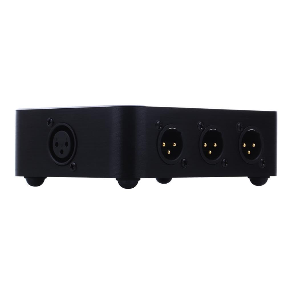 XLR Lautsprecher Splitter: Mühelose Verteilung von Line Pegel Signalen und optimale Leistung im Audio Setup. Audio Lautsprecher Splitter Adapter XLR Box