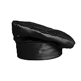 Active Chef Toque, Black with Black Accent
