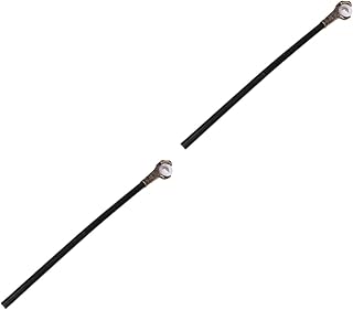 Abaodam Varinha De Cetro 2Pcs Trajes De Adereço Para Aniversário Orb Varinha Papel Cetro De Dragão De Fogo Trajes De Equipe Real Bruxa Cosplay Bengala Dourada Favor De Plástico Festival