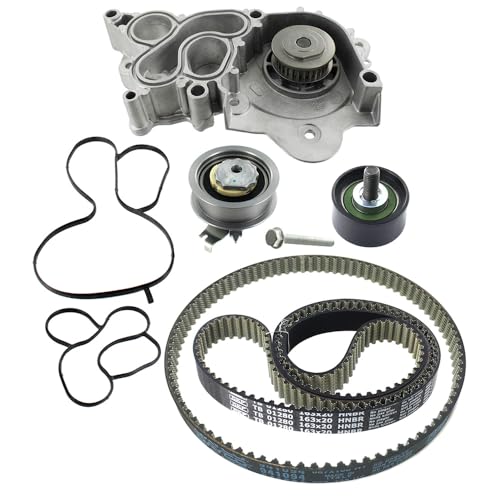 SKF Wasserpumpe und Zahnriemensatz mit Dichtungen VKMC 01283 Höhe 190 mm Länge 275 mm Breite 250 mm – OE-Qualität