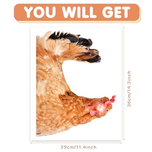 Vinilo decorativo de gallinas para ventana y pared miniatura 3