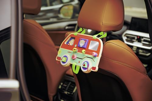 Eichhorn 100005469 - Motorik-Spielbrett mit Dreh-, Schiebe-, Steck- & Soundfunktion, fördert Motorik und die Koordination, mit Aufhängefunktion, aus 100% FSC zertifiziertem Buchenholz, ab 1 Jahr
