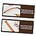 Ipetboom Practical Double-sided Razor Strop for Efficient Sharpening for Home and Barber Use Material Father Day