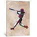 Produktbild JDDPMD Bilder Wohnzimmer Modern 60x90cm Kein Rahmen Sport Zeichnung Baseballschläger Dekorative Leinwand Wandkunst Wohnzimmer Poster Schlafzimmer