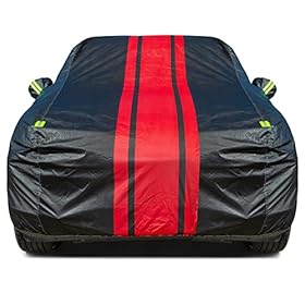 AUQDD 6-Layers Premium Sedan Car Cover Waterproof All Weathe...