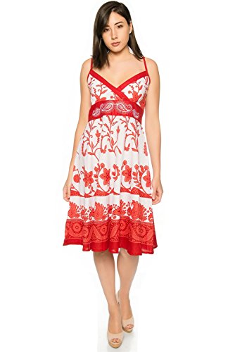 Pistachio, Cotone V Neck Donna Vestito estivo a