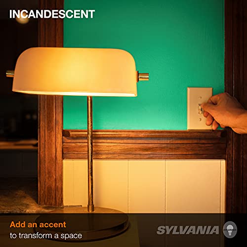 Sylvania T10 Incandescent 25-Watt Tubular Incandescent Bulb, Medium Base, 230 Lumens, 100 Cri, 2580K, Clear (18491) #TOP2