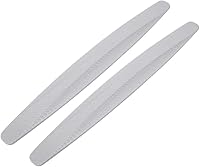 Vista 9 de Paquete de 2, protector universal de goma anticolisión para parachoques de esquina de automóvil, antiarañazos, tiras adhesivas (negro)