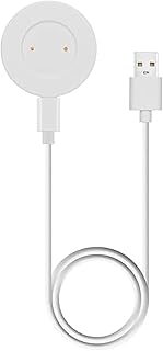 كابل شحن USB بطول 100 سم متوافق مع ساعة هواوي جي تي من المعز 2 اي هونر ماجيك 2- اس برو وهونر دريم لون ابيض - 1 متر