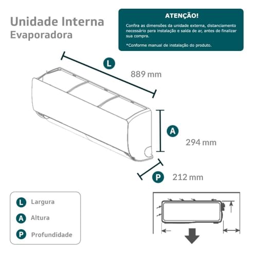 Ar Condicionado Split HW G-Diamond Auto Inverter Wi-Fi Gree 12.000 BTUs Quente/Frio 220V