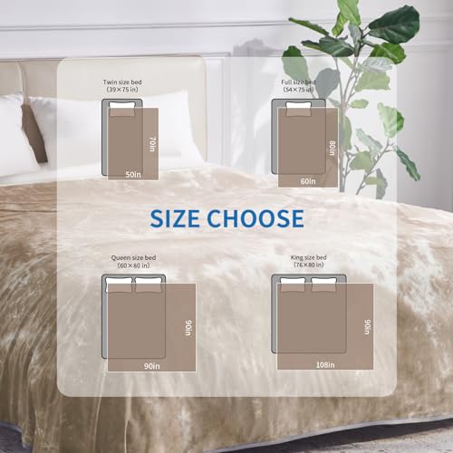 Image of Guohaoi Cooling Blanket for Hot Sleepers and Night Sweats 50 inchx70 inch Twin Size