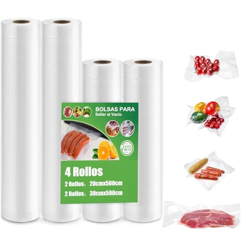 La mejor comparación de Envasadoras al vacío disponible en línea para comprar. 47 Bolsas para Sellar al Vacio Alimentos,Bolsas de alimentos al vacío para conservación de alimentos/refrigeración,Bolsas Vacío Alimentos Para Envasadoras al Vacío...