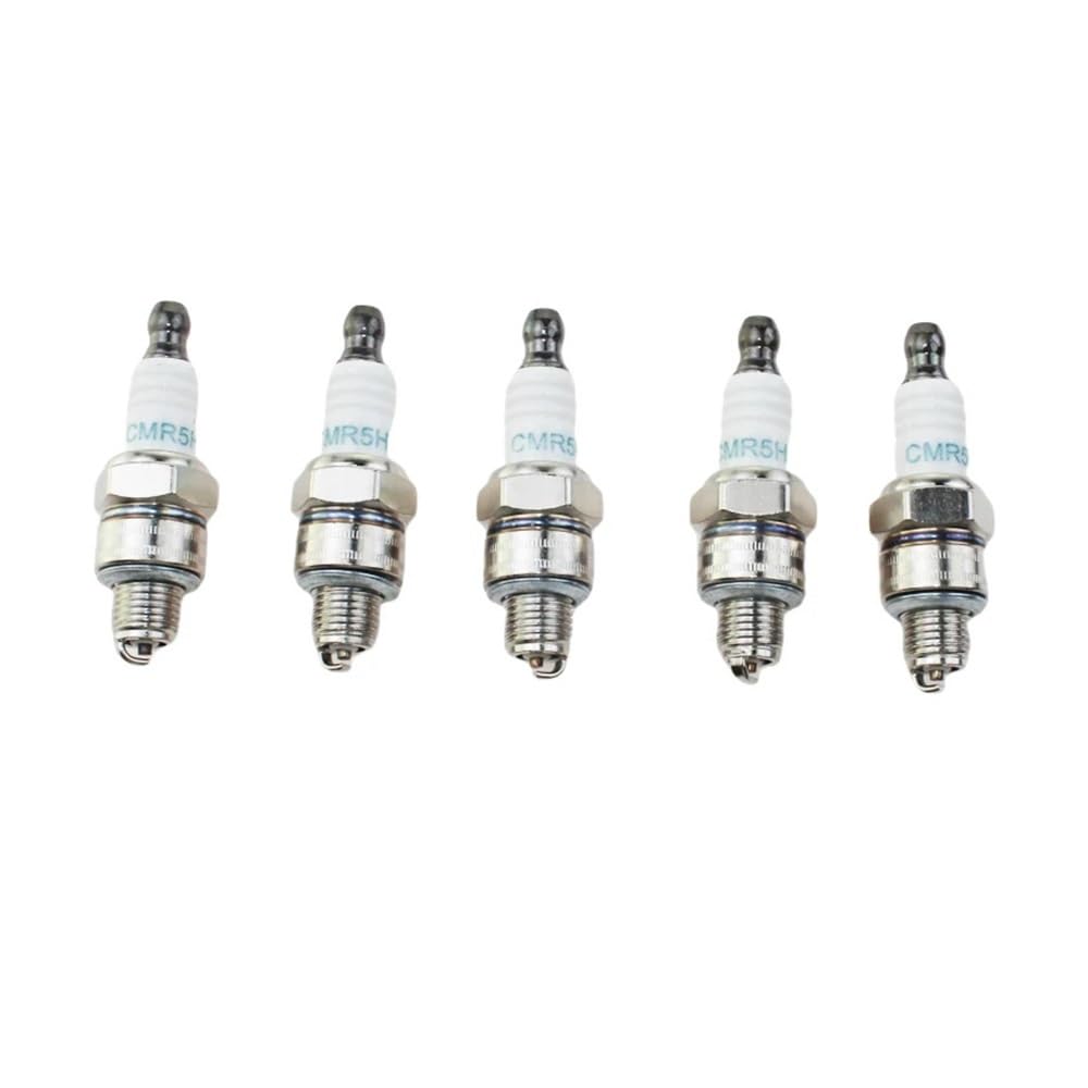 Lot de 5 Bougies d'allumage for débroussailleuse, Taille-haie et souffleur