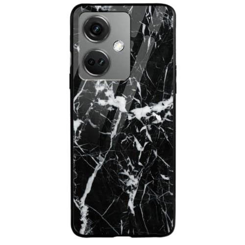 Image of COLORflow Back Cover Compatible with OnePlus Nord CE 3 5G | Black Marble White | Shockproof TPU Bumper Cover with Camera Protection Back Cover Compatible with OnePlus Nord CE 3 5G